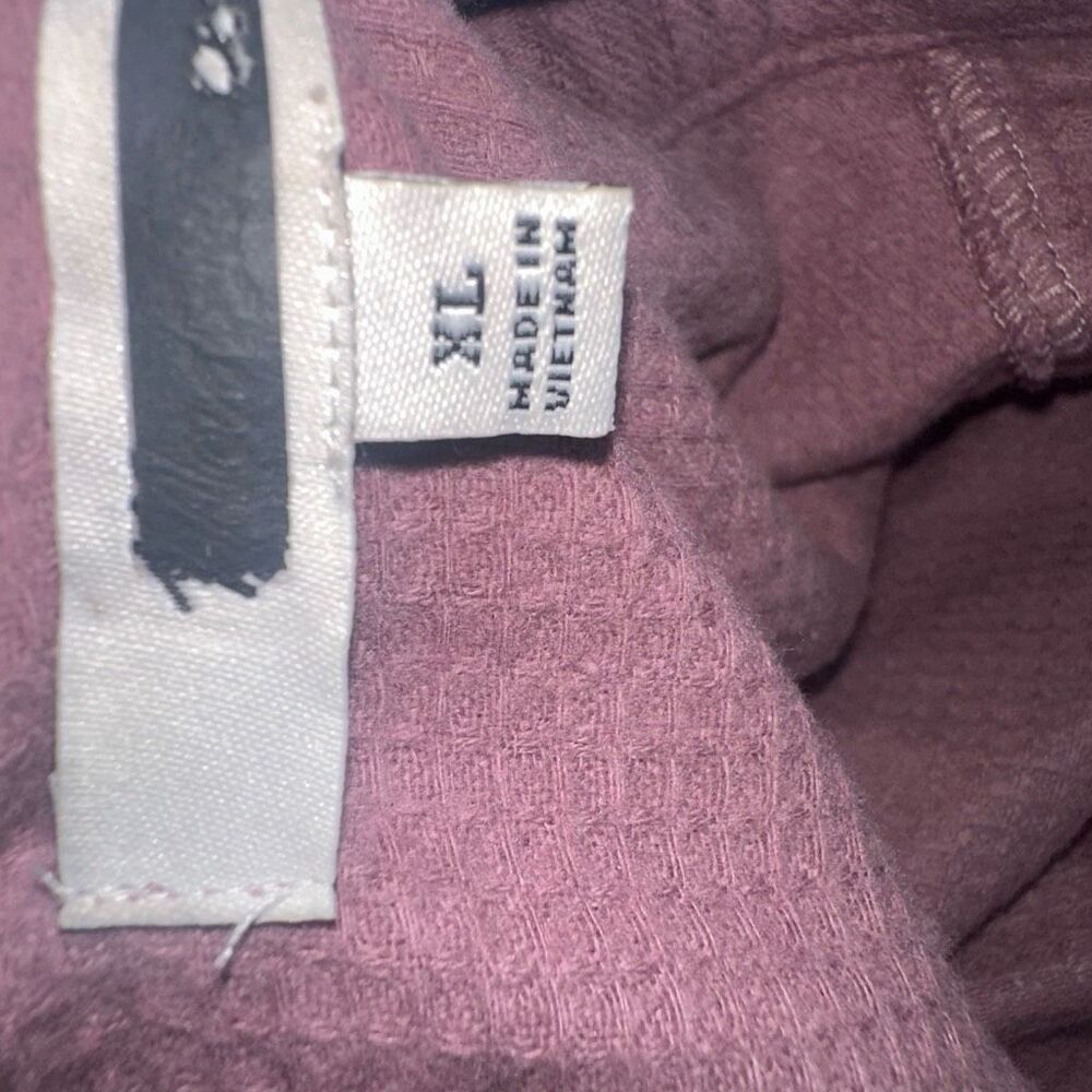 Madewell Branner Waffleback Shirt Jacket XL Faded Fig $88 • New - Picture 6 of 10